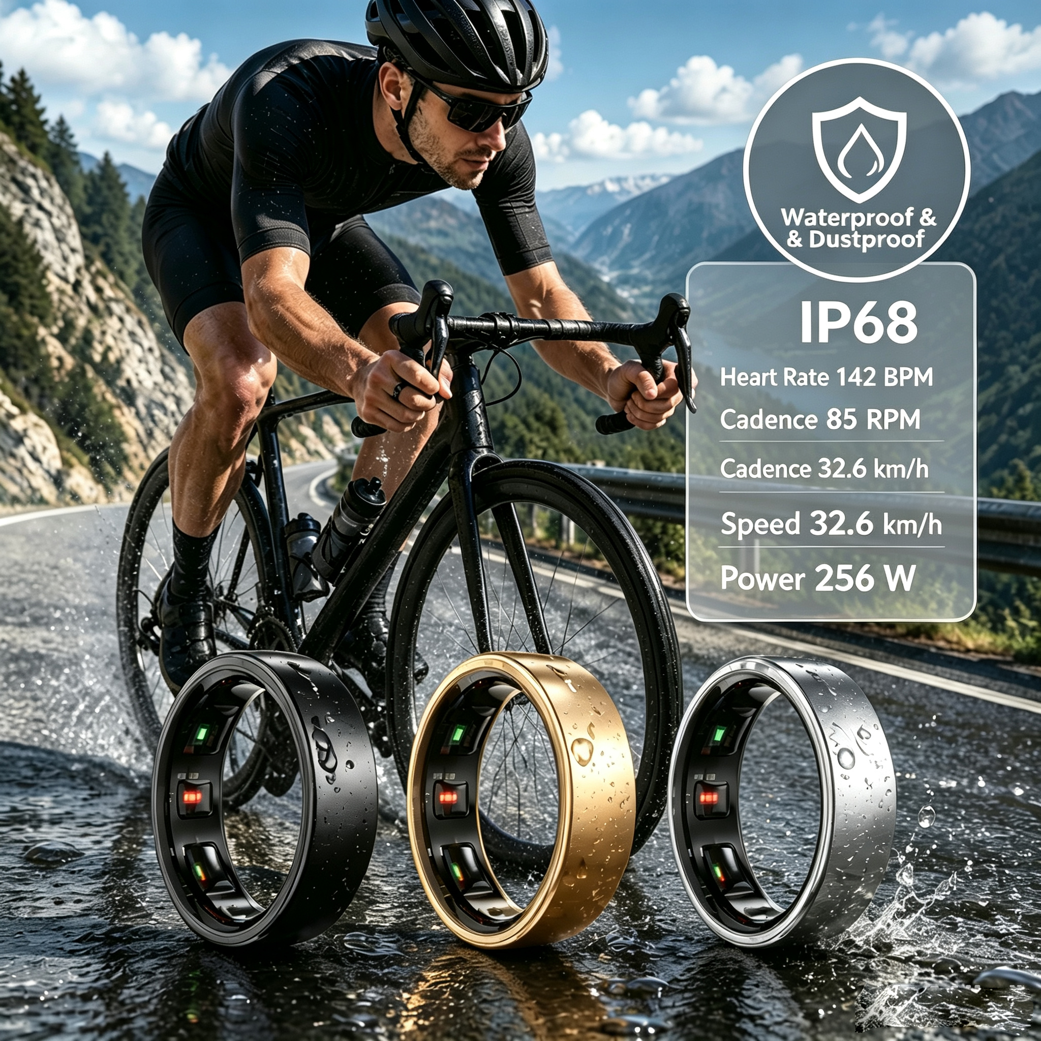 Smart Ring Health - Умное кольцо для мужчин и женщин,