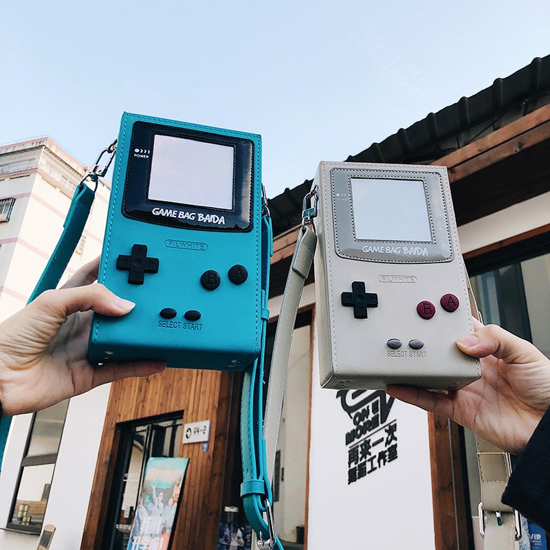 Handheld Game Console - Дизайн игровой консоли из искусственной кожи,