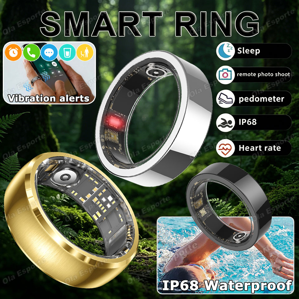 Smart Ring Health - Усовершенствованное умное кольцо с вибрационным напоминанием,