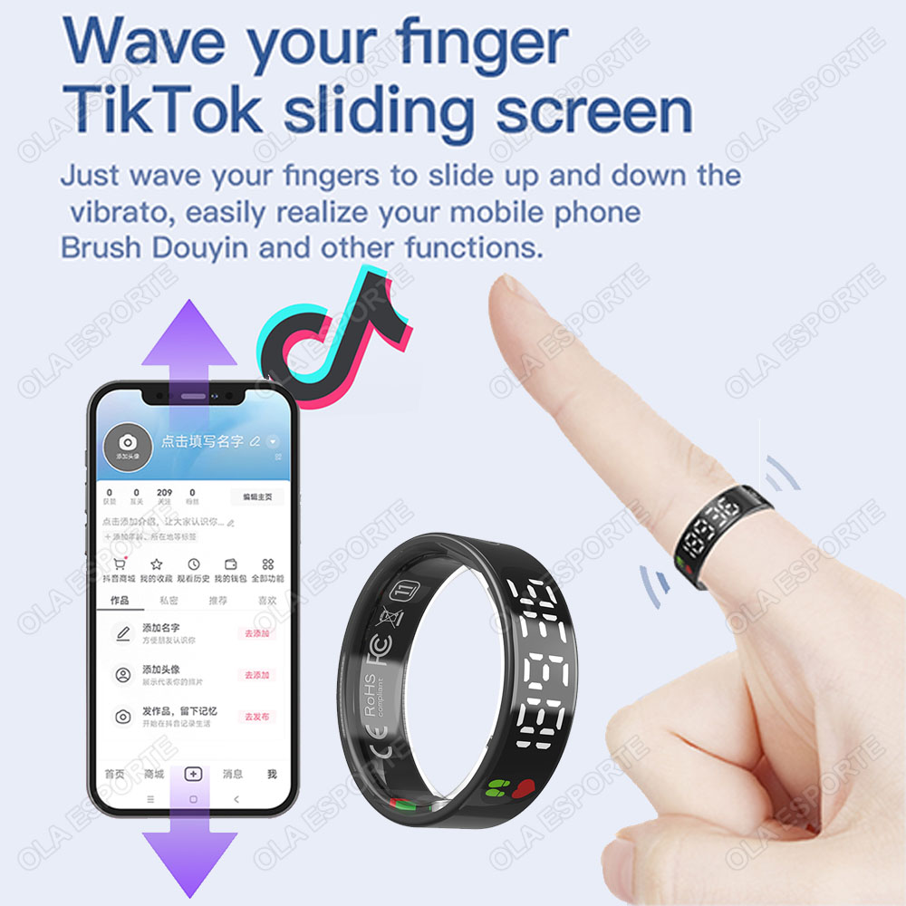 SR08 Смарт-кольцо с зарядным у – обзор и цена Smart Ring Health