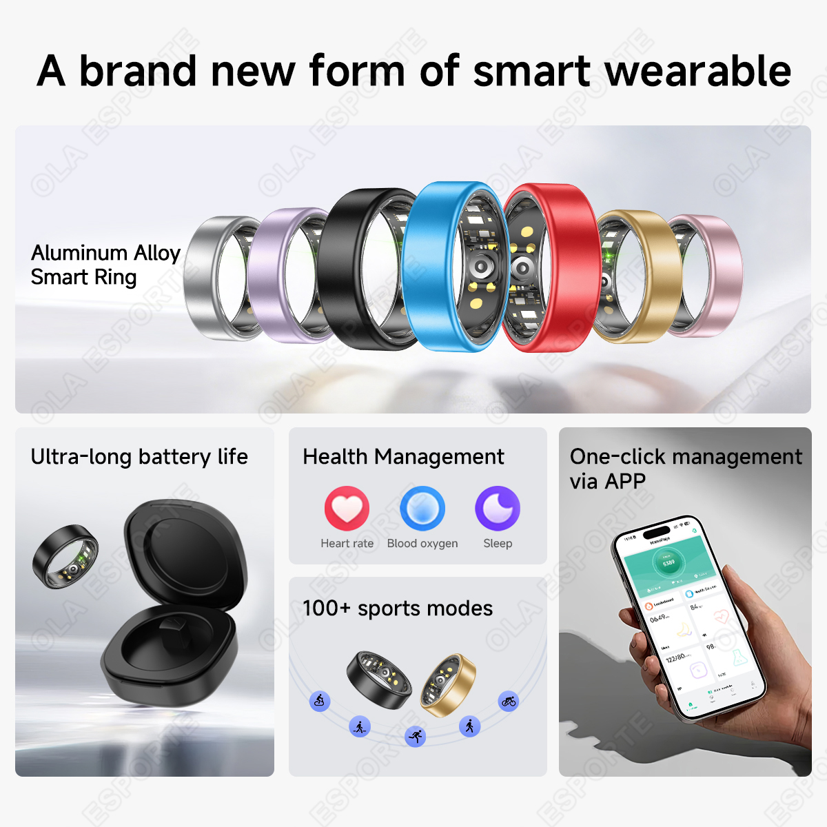 Умное кольцо для женщин и мужч – обзор и цена Smart Ring Health