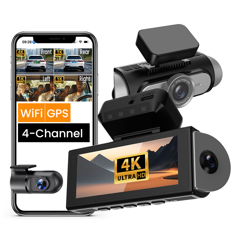 Видеорегистратор 2026 WiFi GPS – обзор и цена Panoramic Dash Cam 360