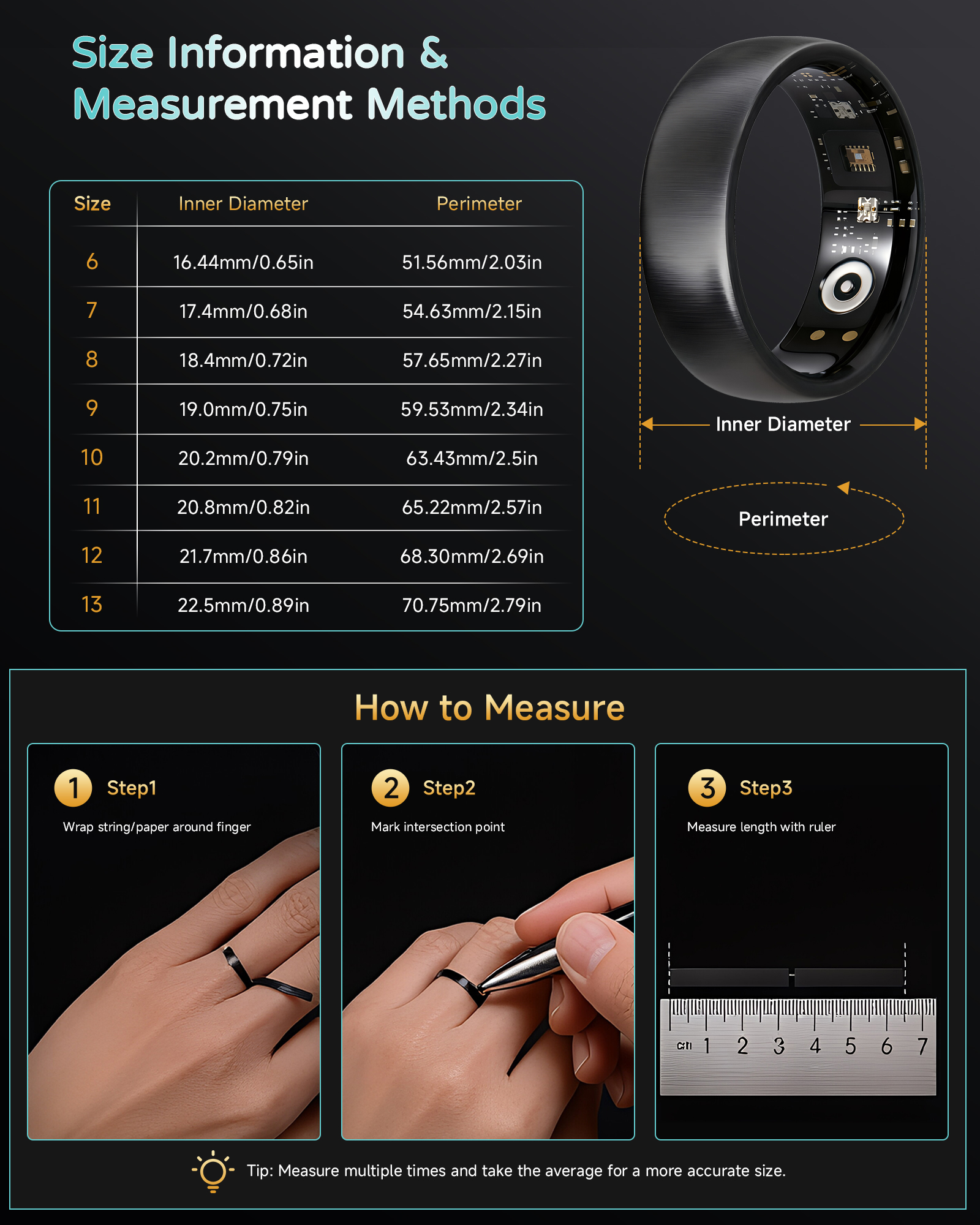 Умное кольцо AURA Matt Smart R – обзор и цена Smart Ring Health