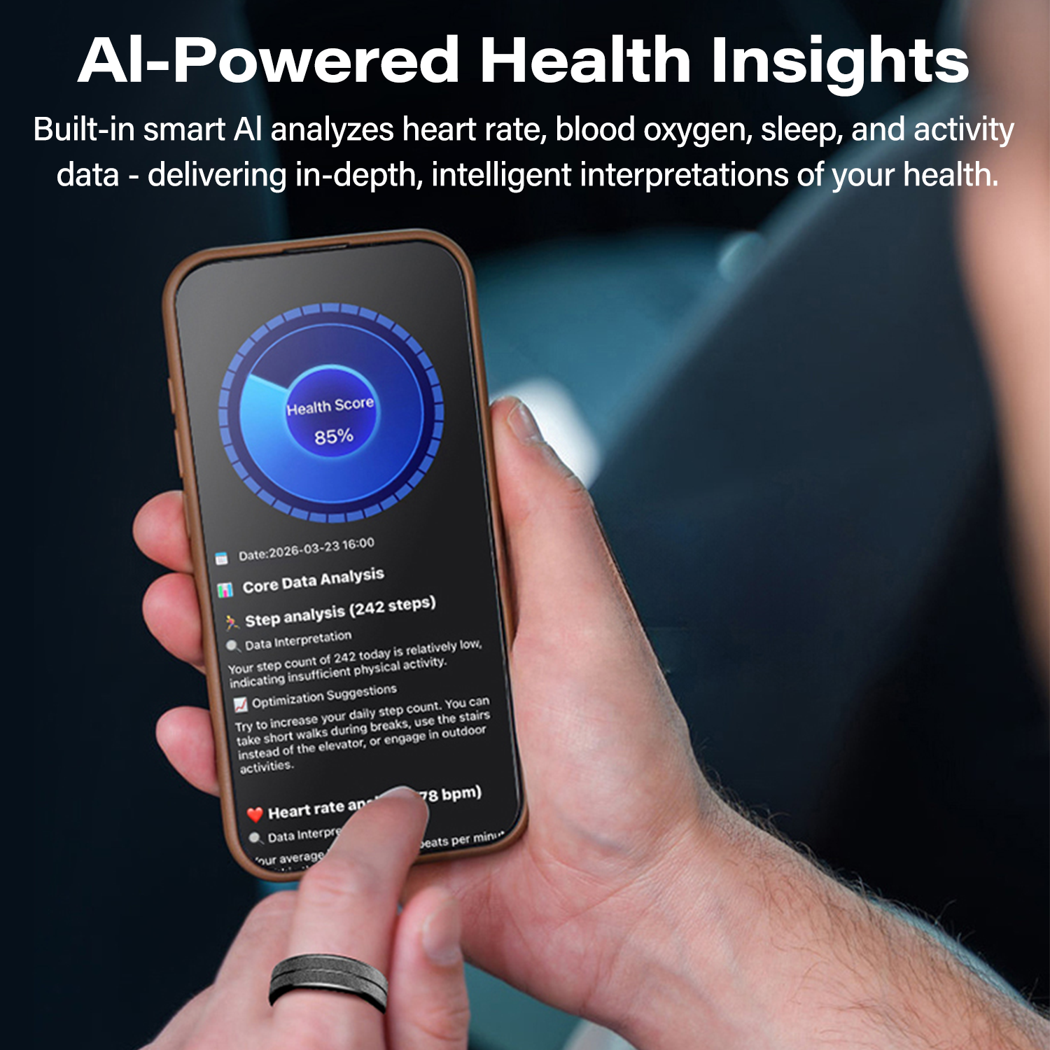 Умное кольцо для мужчин и женщ – обзор и цена Smart Ring Health