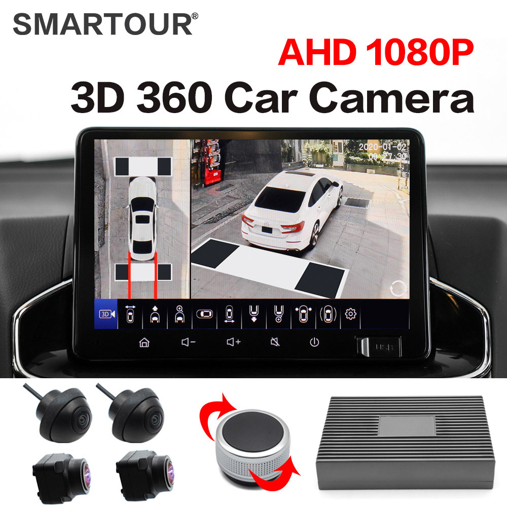 SMARTOUR 1080P Система кругово – обзор и цена Panoramic Dash Cam 360