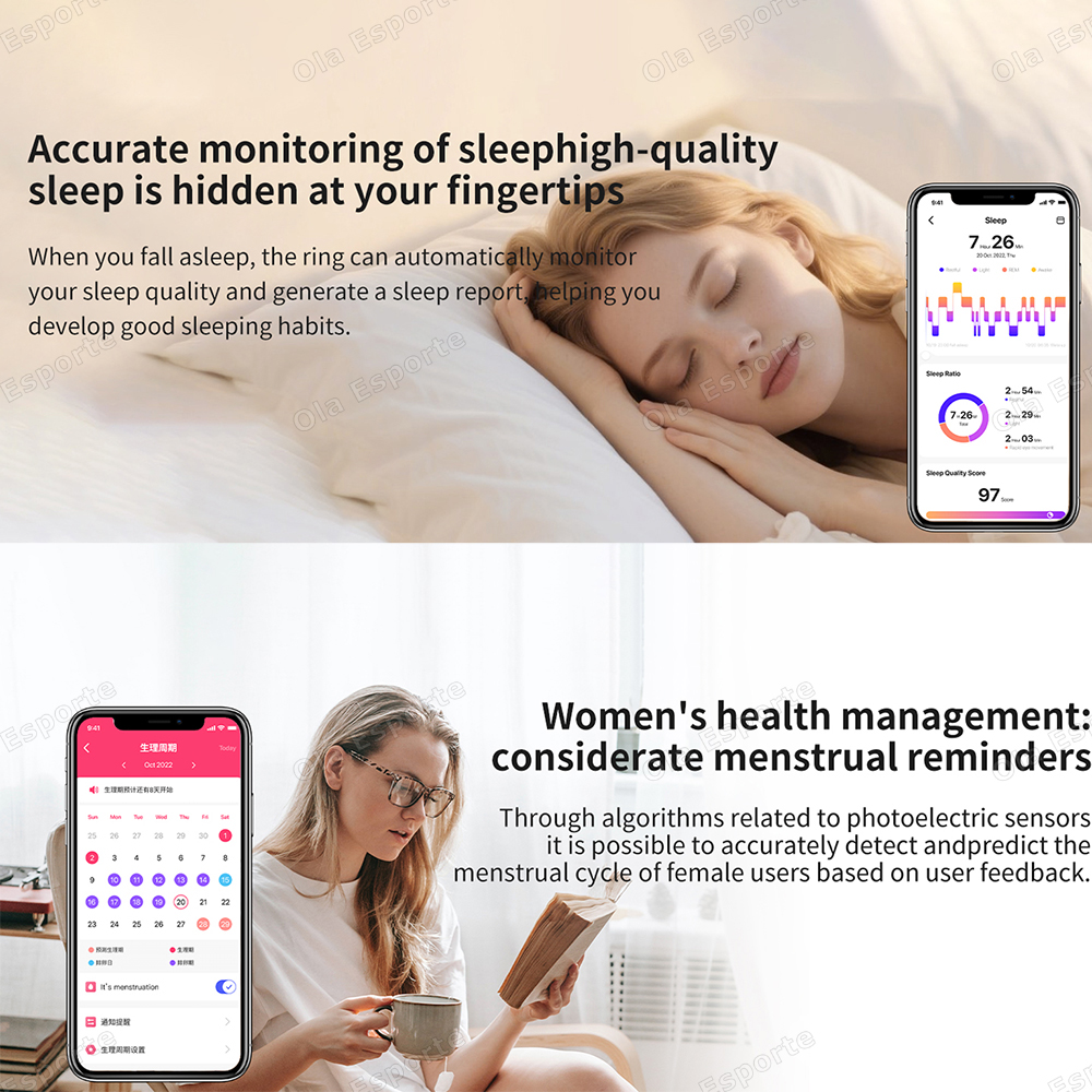 Новое модное женское умное кол – обзор и цена Smart Ring Health