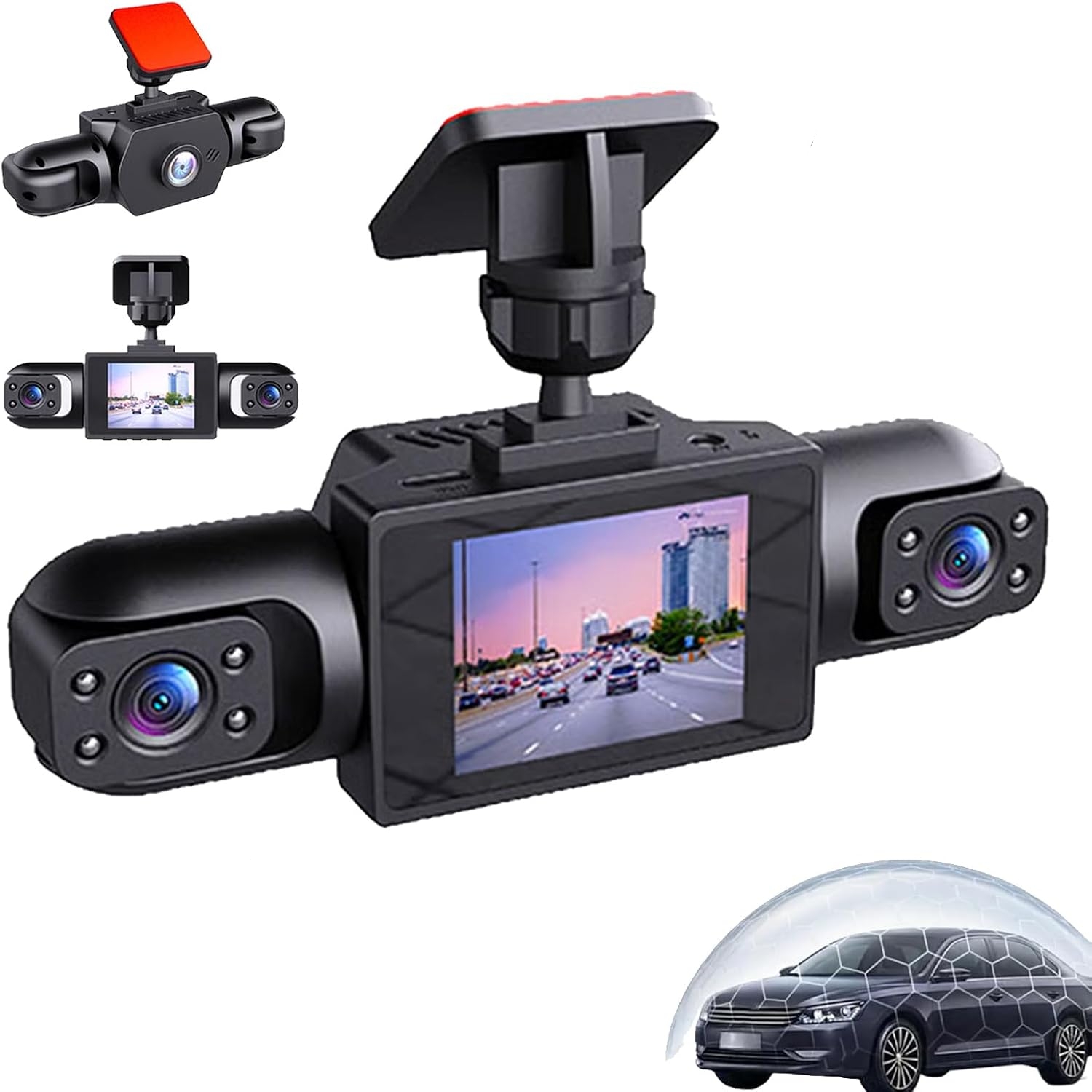 Универсальный панорамный видео – обзор и цена Panoramic Dash Cam 360