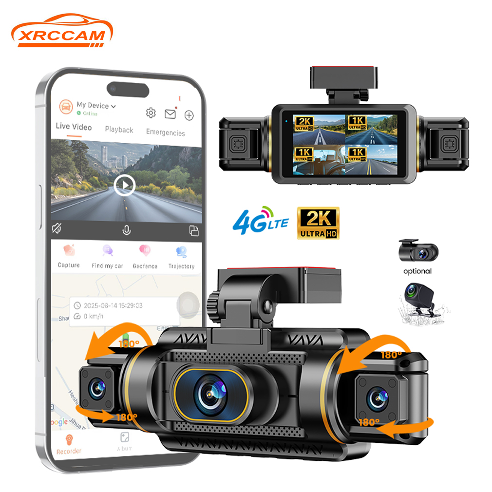 2K 4-канальный видеорегистрато – обзор и цена Panoramic Dash Cam 360