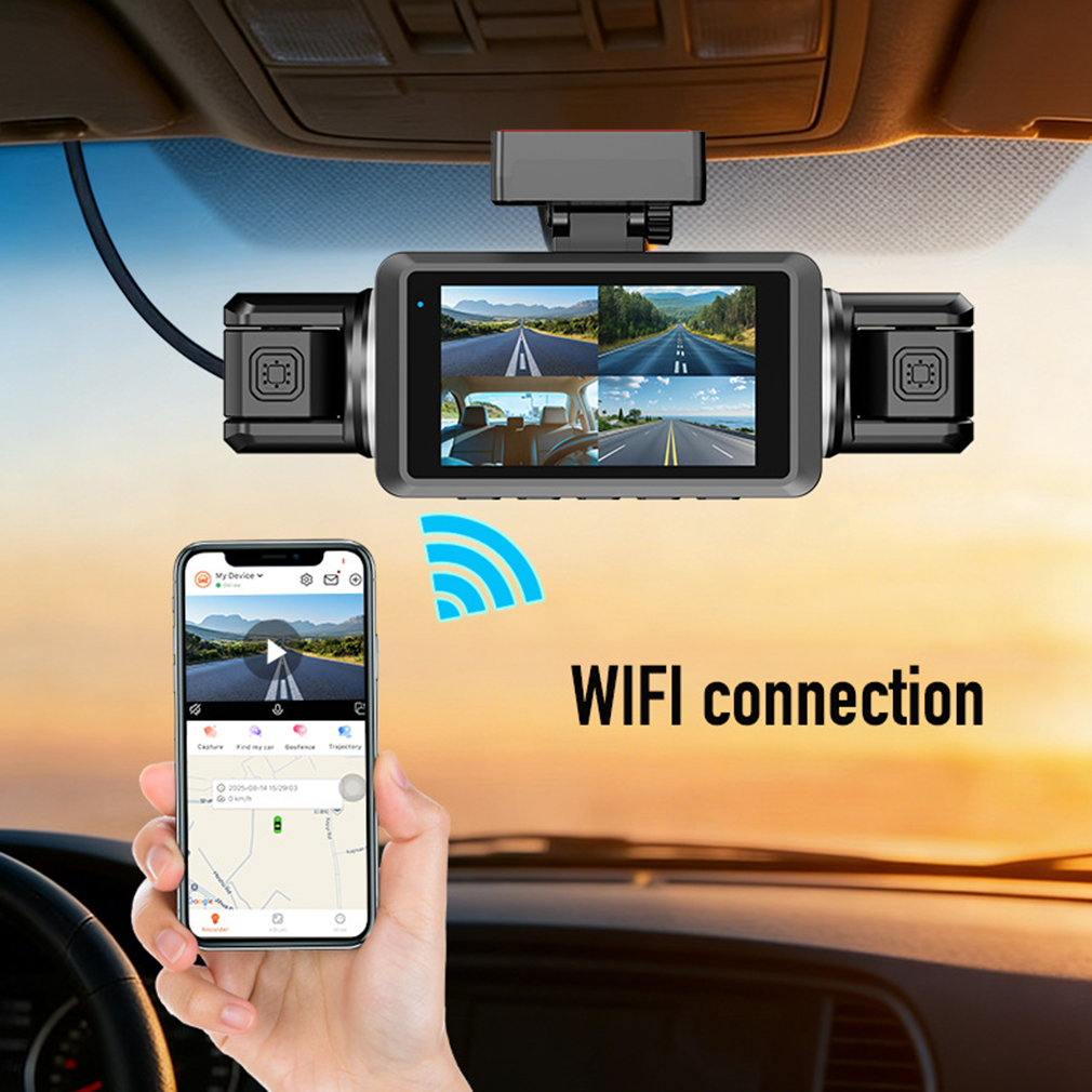 2K 4-канальный видеорегистрато – обзор и цена Panoramic Dash Cam 360