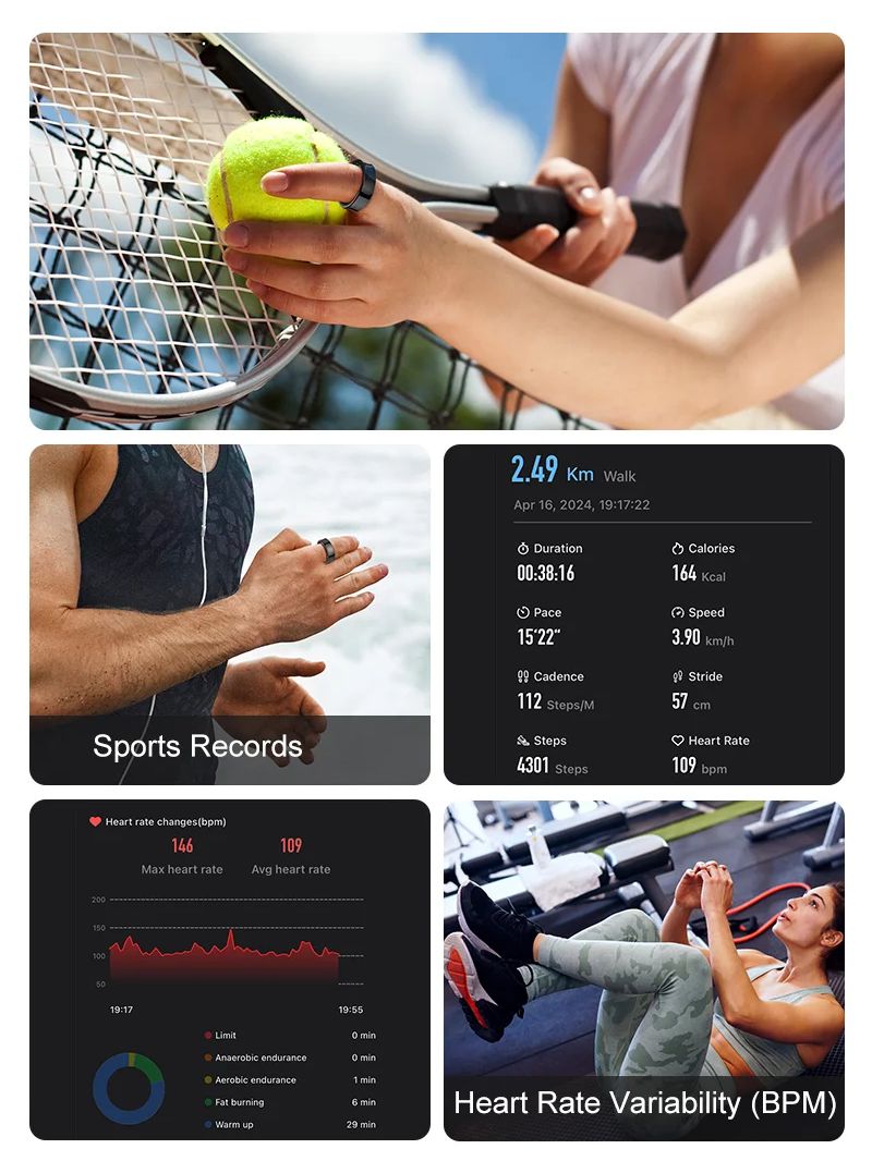 Новое умное кольцо R09, монито – обзор и цена Smart Ring Health
