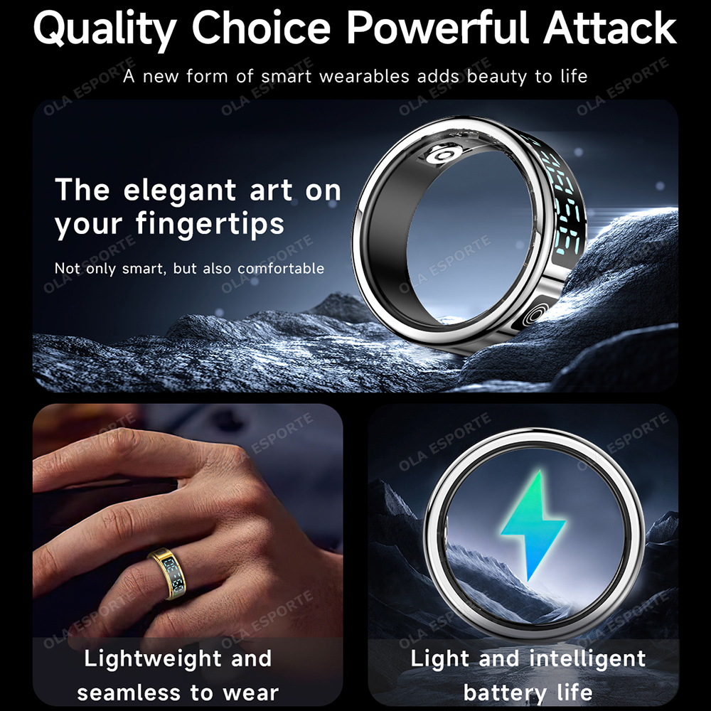 Умное кольцо с цифровым диспле – обзор и цена Smart Ring Health